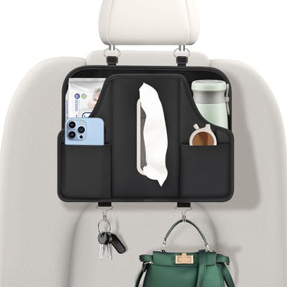 Soporte para pañuelos de automóvil, organizador de asiento t