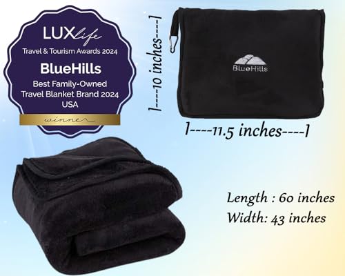 BlueHills - Cobija de viaje compacta, T008, L