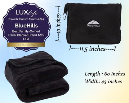 BlueHills - Cobija de viaje compacta, T008, L