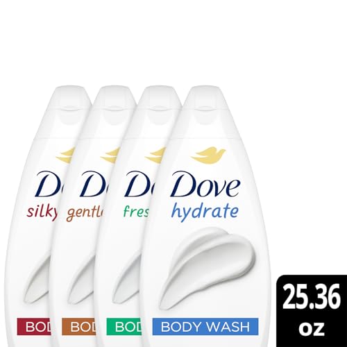 Dove Paquete de 6 productos de gel corporal variados – Hidra