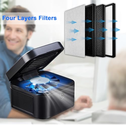 SHD Cenicero sin humo multifuncional,Cenicero de filtro HEPA