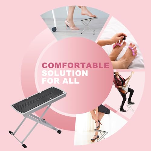 Reposapiés de pedicura, soporte de pie ajustable con separad
