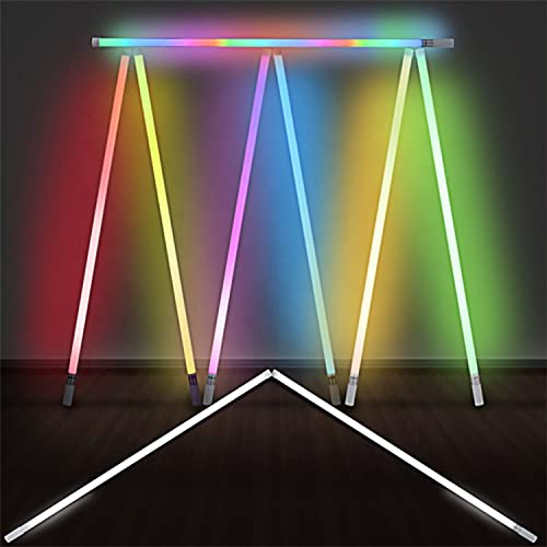 GamerDens RGB LED Tubo de luz de 4 pies inalámbrico intelige