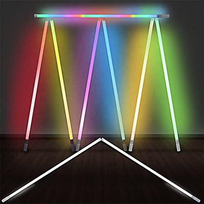 GamerDens RGB LED Tubo de luz de 4 pies inalámbrico intelige