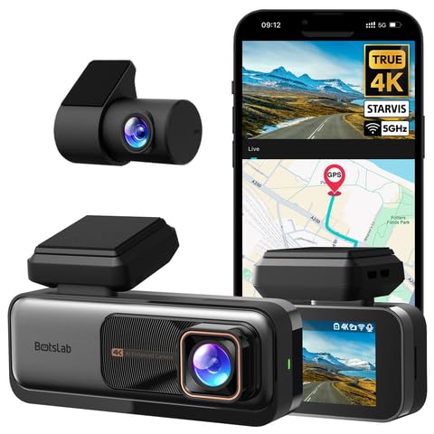 Cámara de tablero 4K frontal y trasera, cámara de control ul