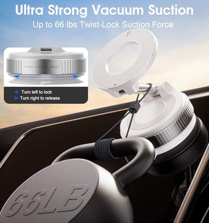 Strong Magnetic Car Phone Holder for MagSafe Ultra Vacuum Su