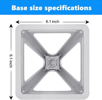 Soportes de aluminio de perfil bajo de 3 toneladas (6600 lib
