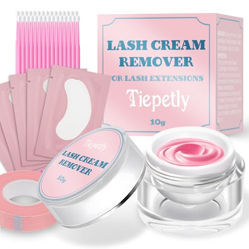 Tiepetly Removedor de extensiones de pestañas, 0.35 onzas, d