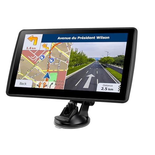 Navegador GPS para coche, camión, RV, mapa 2025, pantalla tá
