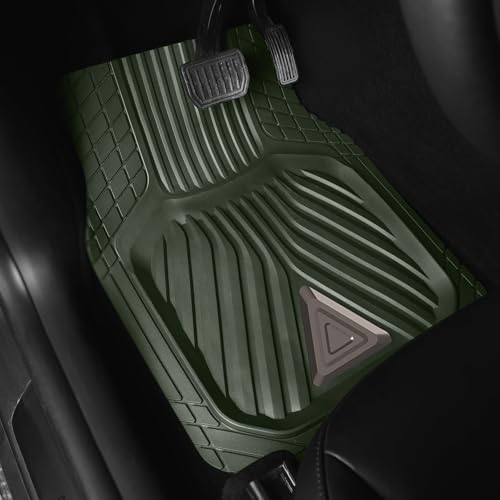 August Auto Alfombrillas de goma resistentes, duraderas para