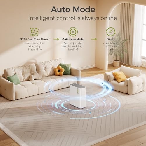 Purificadores de aire HEPA para habitación grande del hogar