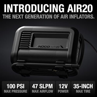 NOCO AIR20 UltraFast 20A Inflador de neumáticos, bomba de co
