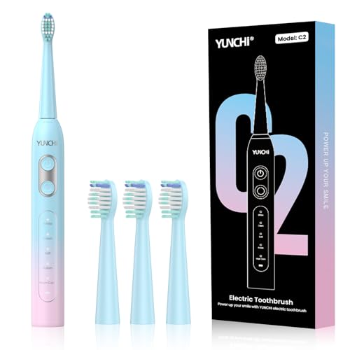 YUNCHI Cepillo de dientes eléctrico sónico, cepillo de dient