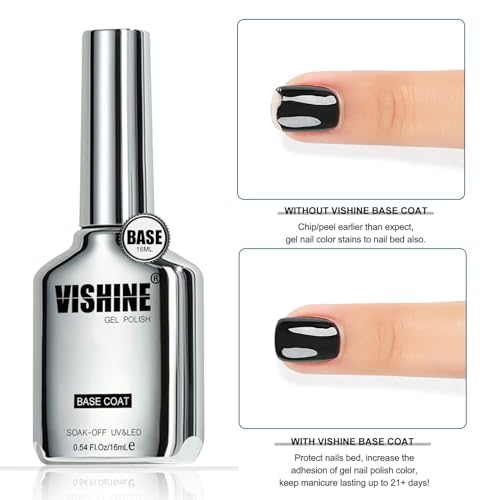 Vishine Juego de 3 esmaltes de uñas de gel de 0.5 fl oz, jue