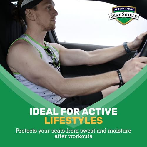 EliteSport - Protector de asiento de coche (negro) - Funda a