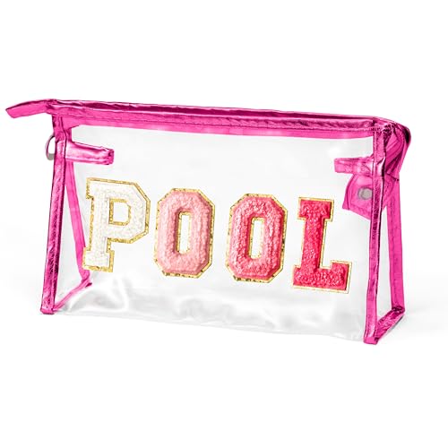 Y1tvei Bolsa de maquillaje transparente para piscinas, color