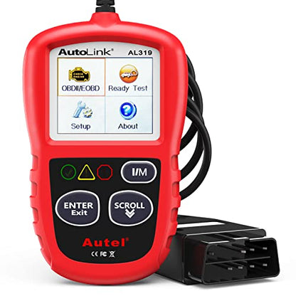 Escáner de código Autel Autolink, Rojo y Negro