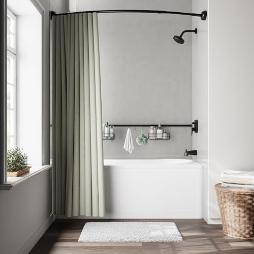 Zenna Home Organizador de baño, soporte de tensión horizonta