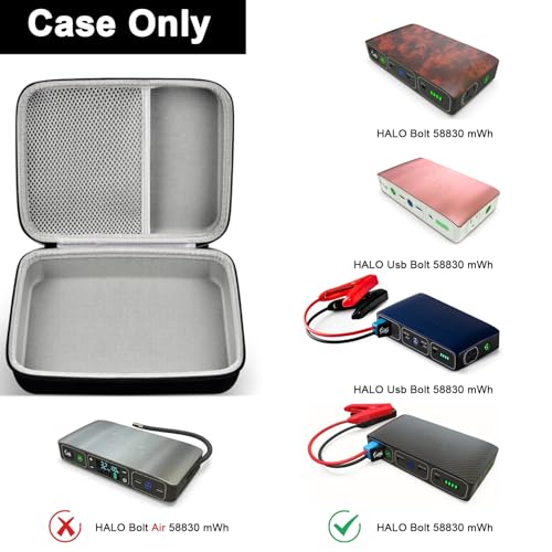Funda compatible con cargador de batería portátil Halo Bolt