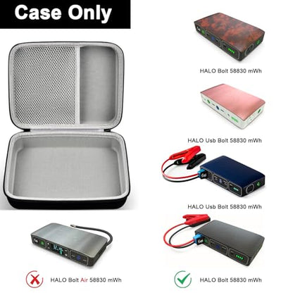 Funda compatible con cargador de batería portátil Halo Bolt