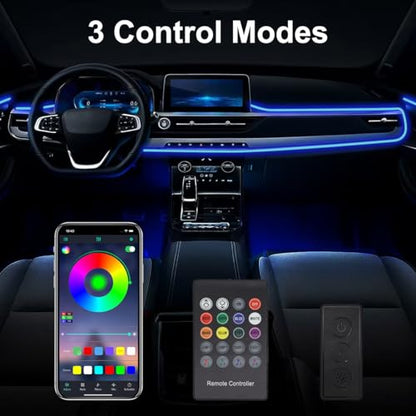 Luces interiores para automóvil, tira LED 9 en 1 para automó