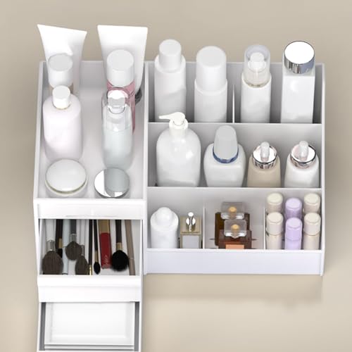 Organizador de cosméticos, organizador de maquillaje con 3 c
