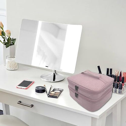 Bolsa de maquillaje, bolsa de cosméticos portátil, organizad