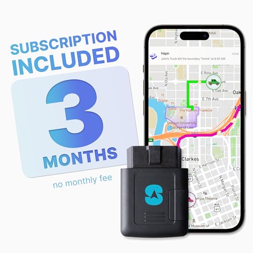 Spytec - Rastreador de automóvil GPS enchufable con 3 meses