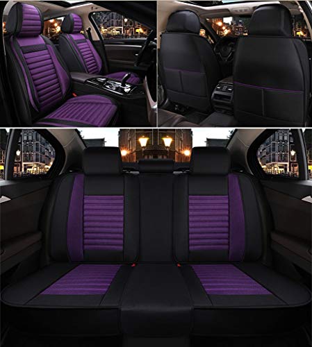 Juego completo de fundas de asiento de automóvil, 5 asientos