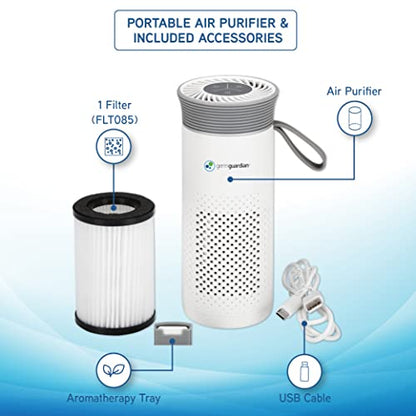 GermGuardian Purificador de aire de alérgenos portátil para