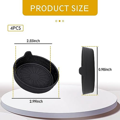 ZKFAR 4 posavasos de elastómero termoplástico (TPE), univers