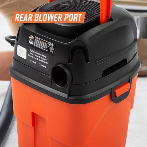 Armor All AA155 - Aspiradora portátil de 1.5 galones y 2 HP