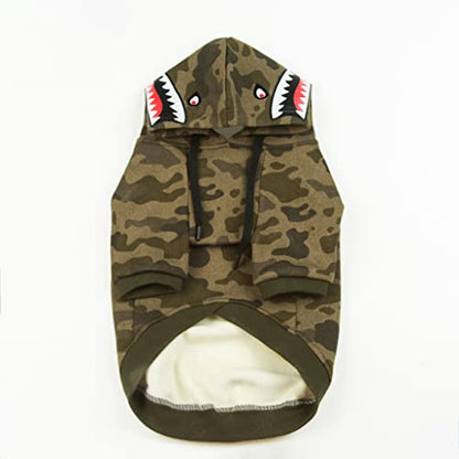 Sudadera con capucha para perro, ropa para perro, forro de v