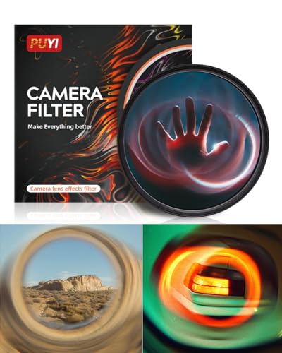 Filtro de efecto vórtice para cámara, película prisma de 3.2