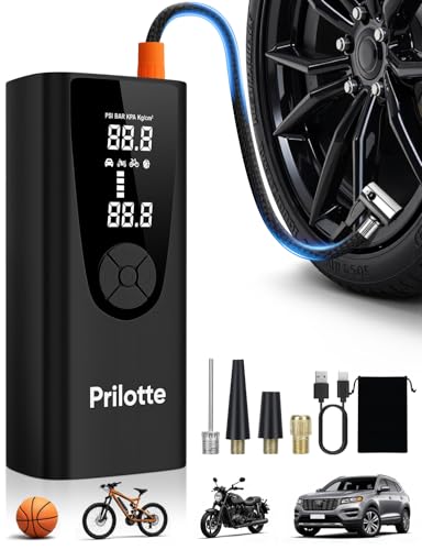 Inflador de neumáticos, compresor de aire portátil, 180 PSI