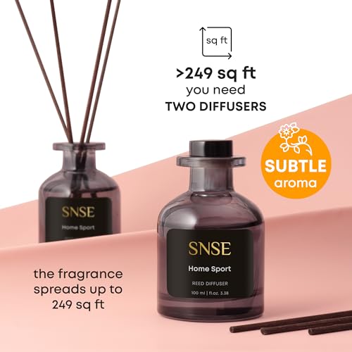 SNSE Home Sport - Juego de difusor de varillas | Fragancia d