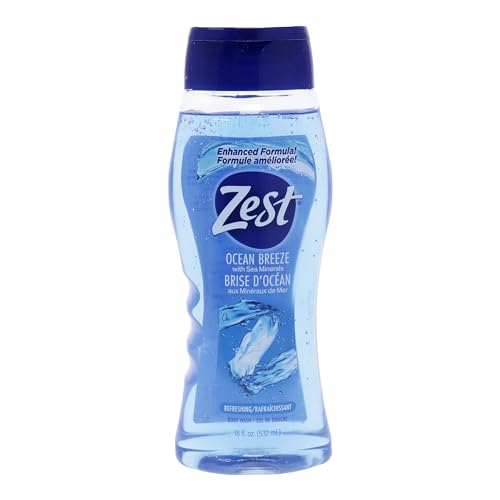 Zest Gel de baño - Enriquecido con minerales marinos - Aroma