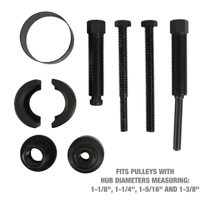 OEMTOOLS 37031 Kit de extractor e instalador de poleas de di