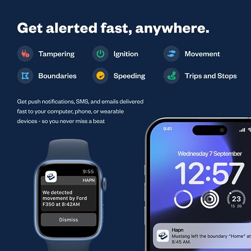 Spytec - Rastreador de automóvil GPS enchufable con 3 meses