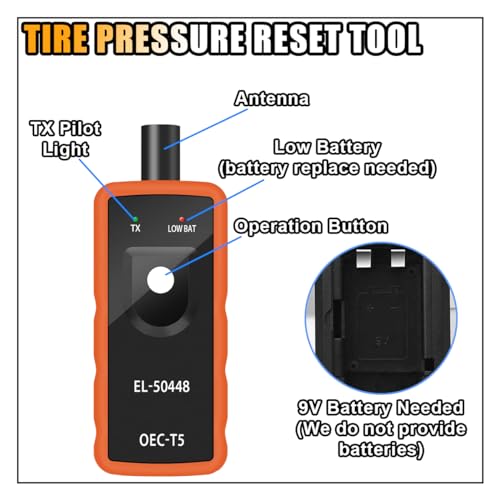 TPMS Herramienta de reinicio, OEC-T5 EL-50448 Sistema de mon