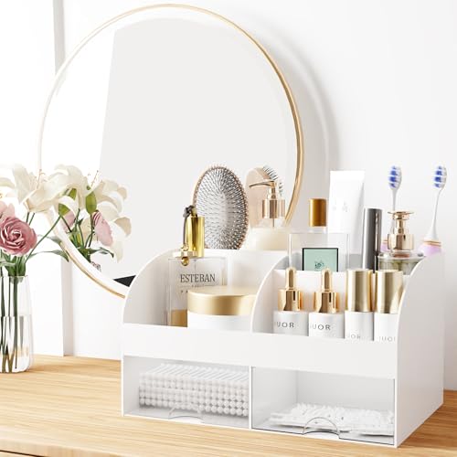 Organizador de maquillaje con cajones, almacenamiento de cos