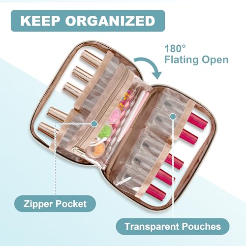 Yarwo Organizador de esmalte de uñas con capacidad para 10 b