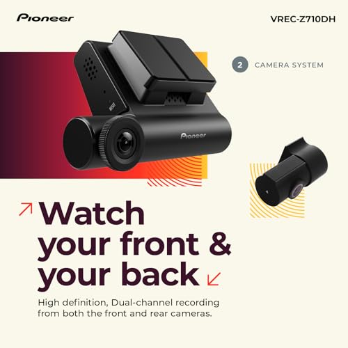 Pioneer VREC-Z710DH - Cámara de tablero de alta definición,