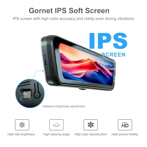 8.2″ Rear View Mirror Camera OEM with IPS Screen, Detached F