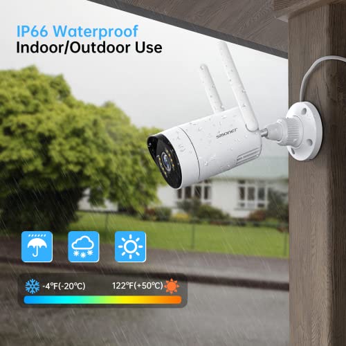 [Foco, audio de 2 vías] Sistema de cámara de seguridad WiFi