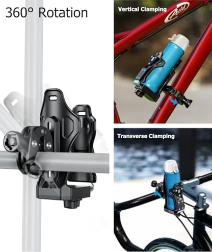 Kewig Portavasos antirrobo para motocicleta, tamaño extra gr