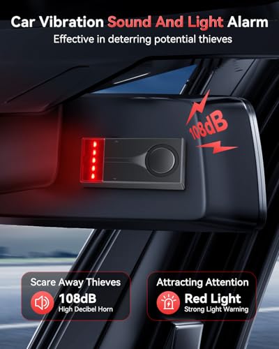 Alarma de vibración para automóvil con control remoto, alarm