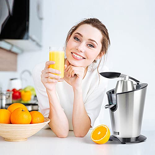 Potente exprimidor eléctrico con alto rendimiento de jugo |
