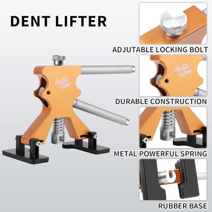Super PDR Kit de extractor de abolladuras de automóvil, herr
