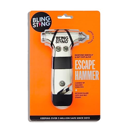 BLINGSTING Martillo de escape de emergencia para automóvil,